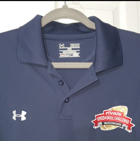 Under Armour Other - 2 Med. Under Armor Navy & Royal Blue Polo